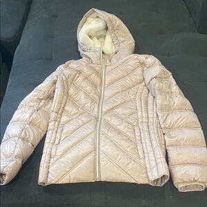Michael Kors Quilted Jacket in Taupe